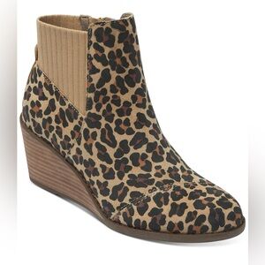 Toms Sadie Wedge Ankle Boots size 8.5 NWOT